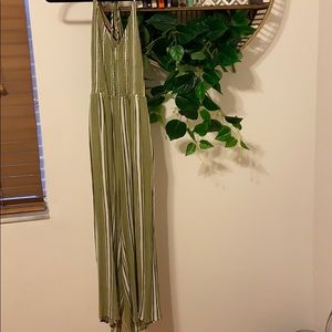 Patrons of Peace | striped jumpsuit | M